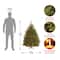 4.5 ft. Pre-Lit Dunhill® Fir Full Artificial Christmas Tree, Clear Lights